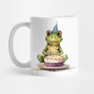 Happy Birthday Funny frog Mug